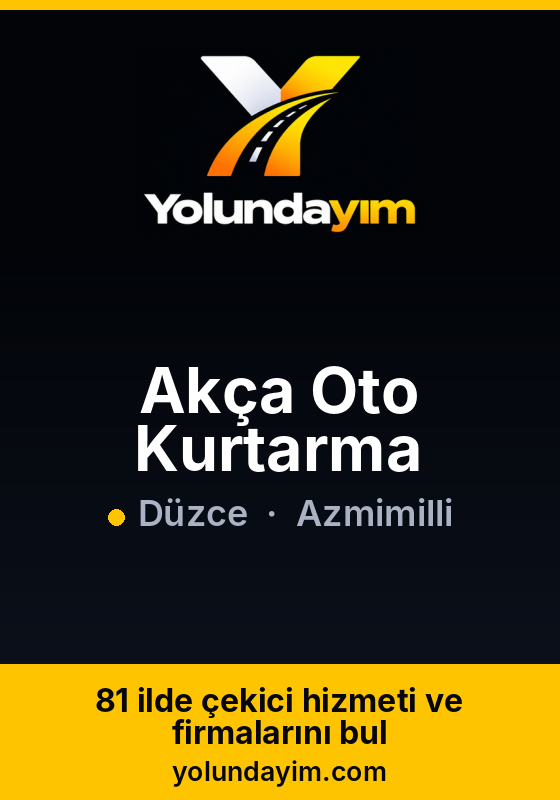 Akça Oto Kurtarma