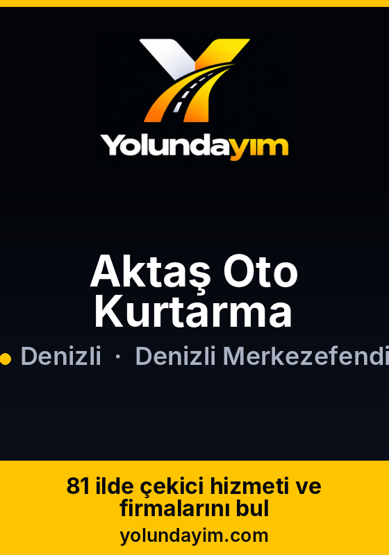 Aktaş Oto Kurtarma
