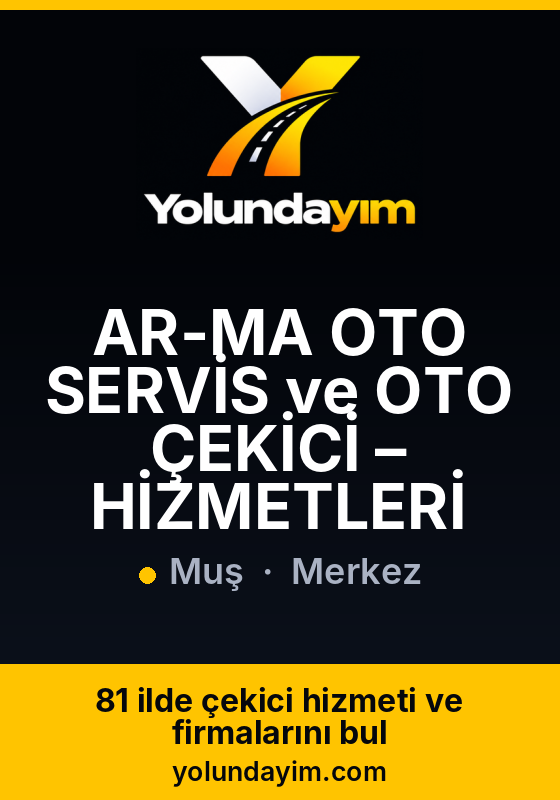 AR-MA OTO SERVİS ve OTO ÇEKİCİ – HİZMETLERİ