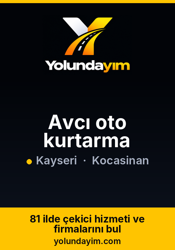 Avcı oto kurtarma