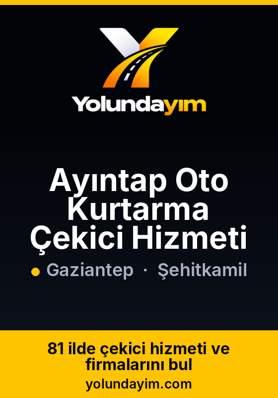 Ayıntap Oto Kurtarma Çekici Hizmeti