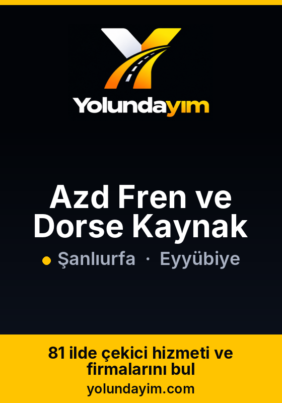 Azd Fren ve Dorse Kaynak