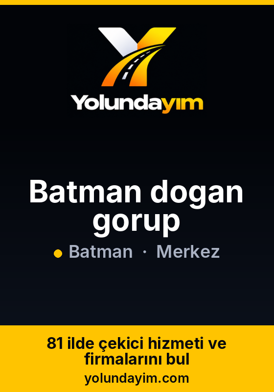Batman dogan gorup