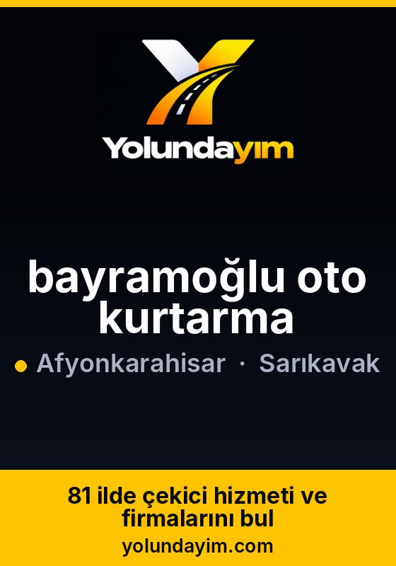 bayramoğlu oto kurtarma