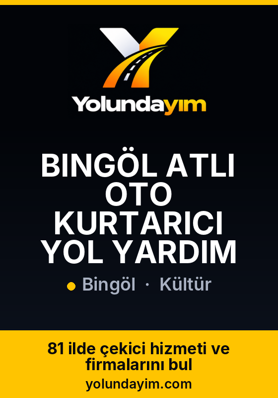 BINGÖL ATLI OTO KURTARICI YOL YARDIM