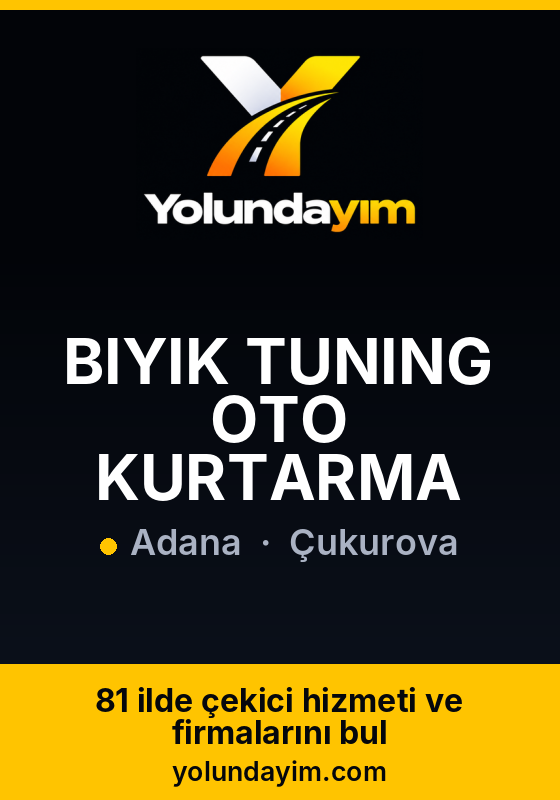 BIYIK TUNING OTO KURTARMA