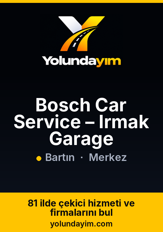 Bosch Car Service – Irmak Garage