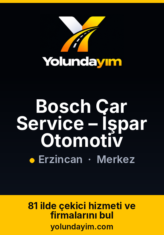 Bosch Car Service – İşpar Otomotiv