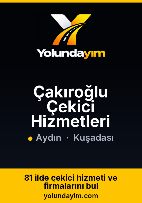 Çakıroğlu Çekici Hizmetleri
