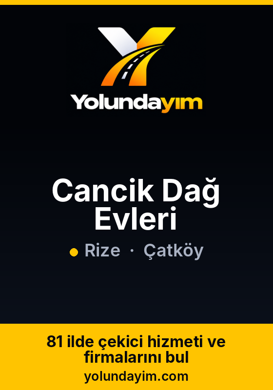 Cancik Dağ Evleri
