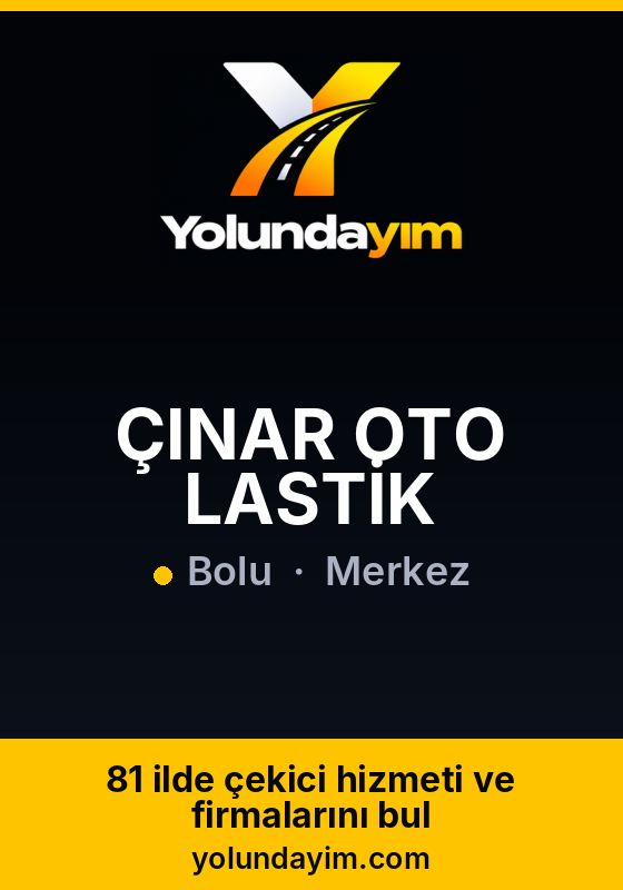 ÇINAR OTO LASTİK