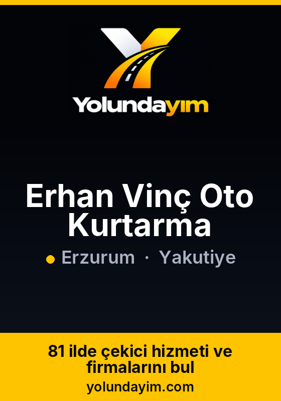 Erhan Vinç Oto Kurtarma