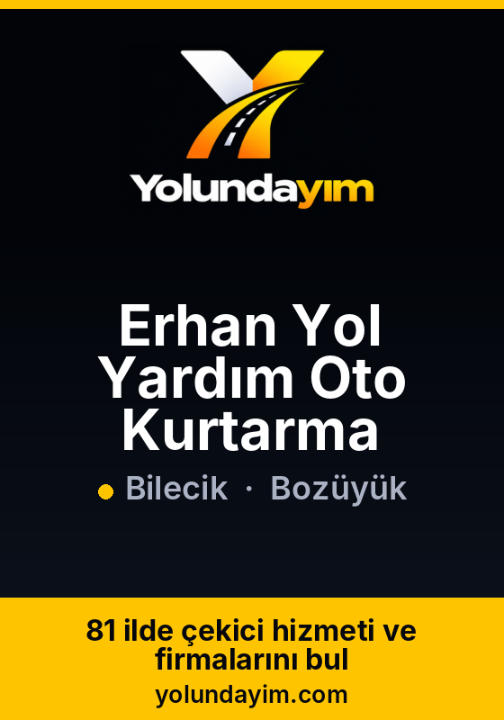 Erhan Yol Yardım Oto Kurtarma
