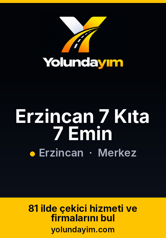 Erzincan 7 Kıta 7 Emin