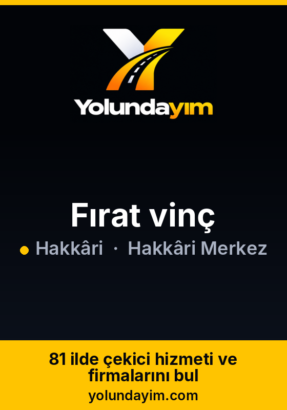 Fırat vinç