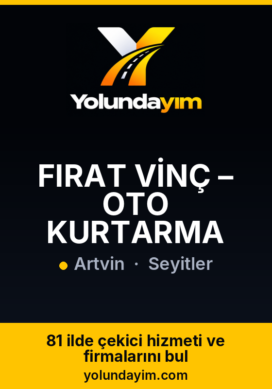 FIRAT VİNÇ – OTO KURTARMA
