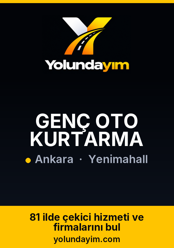 GENÇ OTO KURTARMA