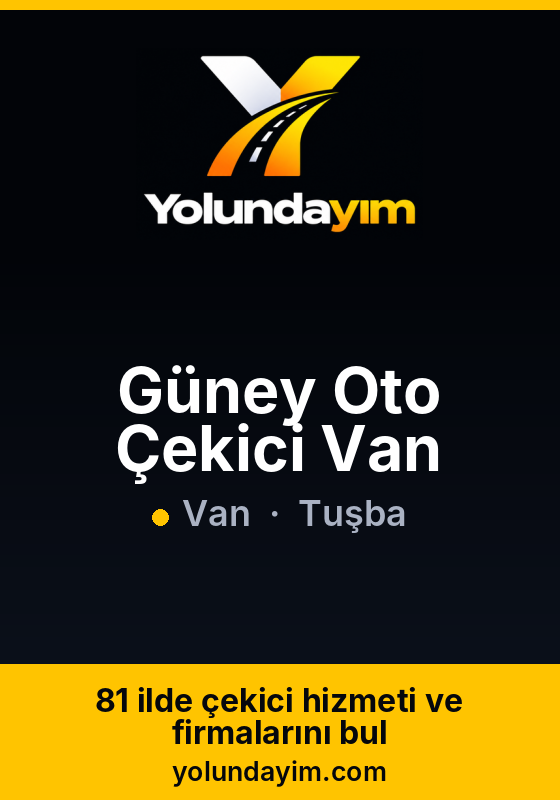 Güney Oto Çekici Van