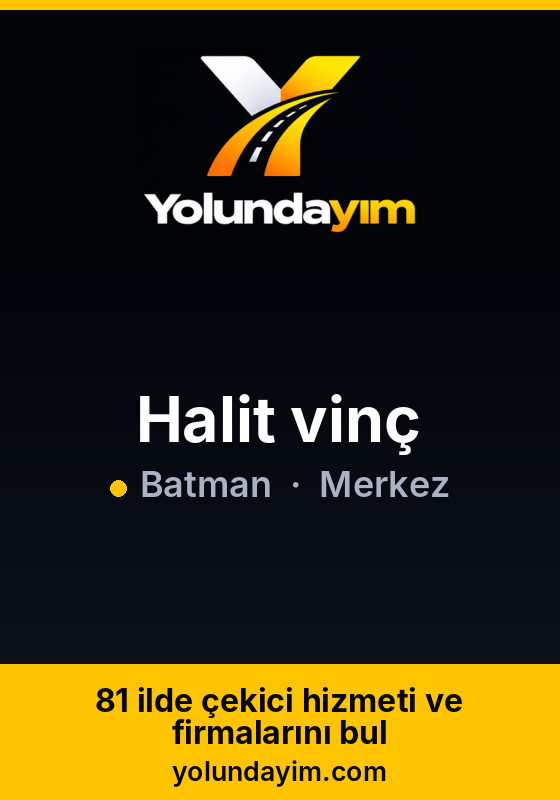 Halit vinç