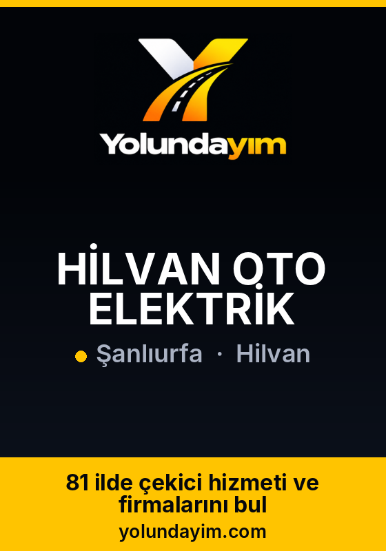 HİLVAN OTO ELEKTRİK