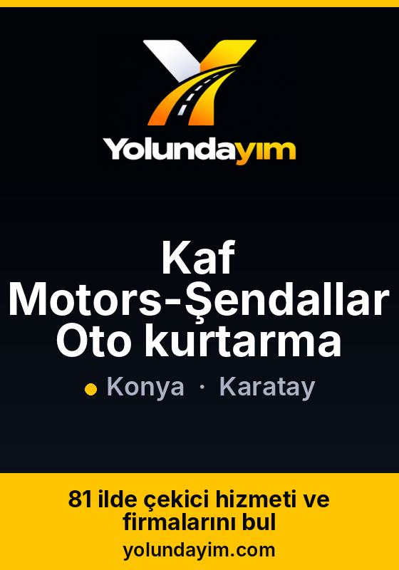 Kaf Motors-Şendallar Oto kurtarma