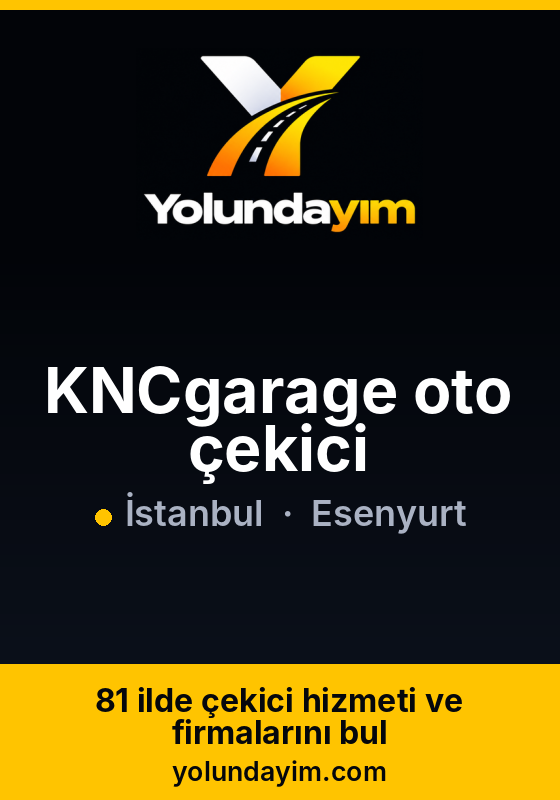 KNCgarage oto çekici