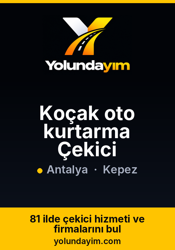 Koçak oto kurtarma Çekici