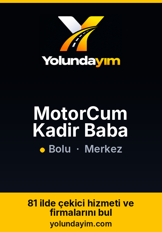 MotorCum Kadir Baba