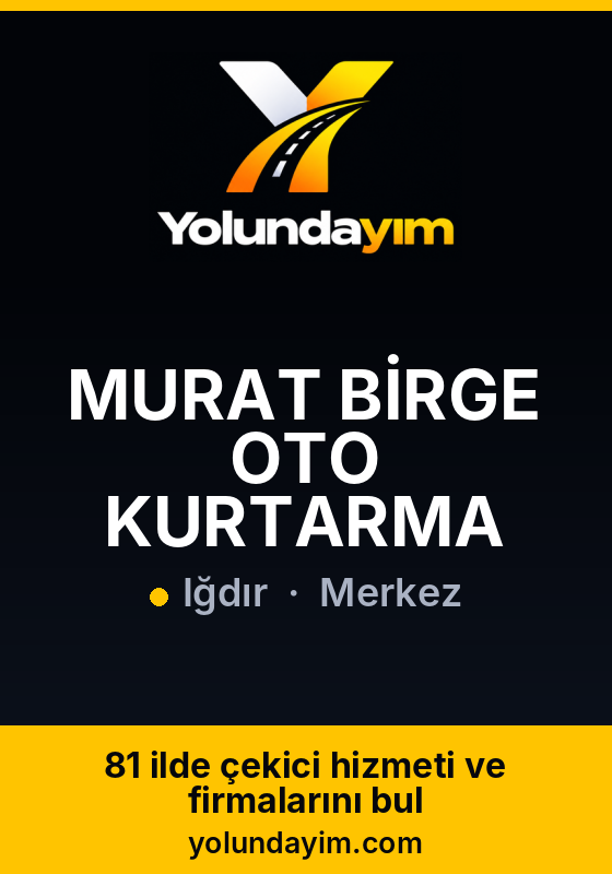 MURAT BİRGE OTO KURTARMA