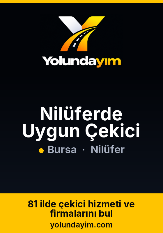 Nilüferde Uygun Çekici