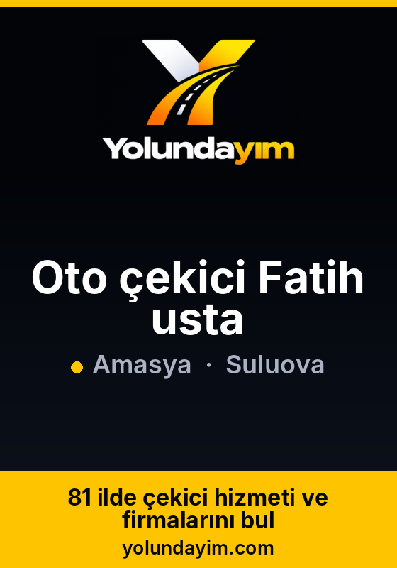 Oto çekici Fatih usta