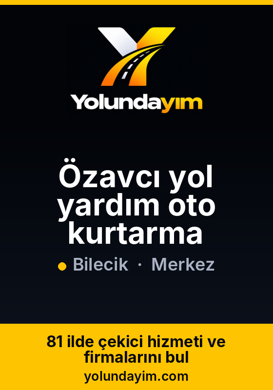 Özavcı yol yardım oto kurtarma