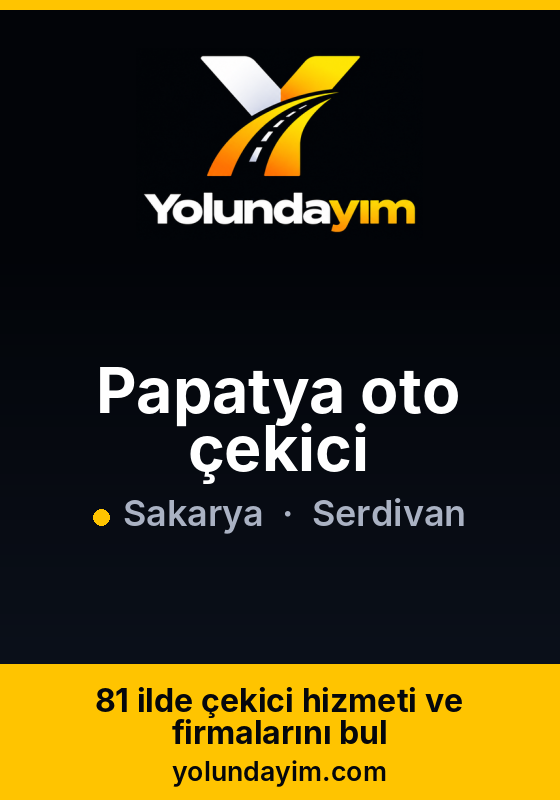 Papatya oto çekici