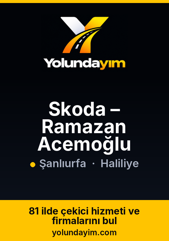 Skoda – Ramazan Acemoğlu
