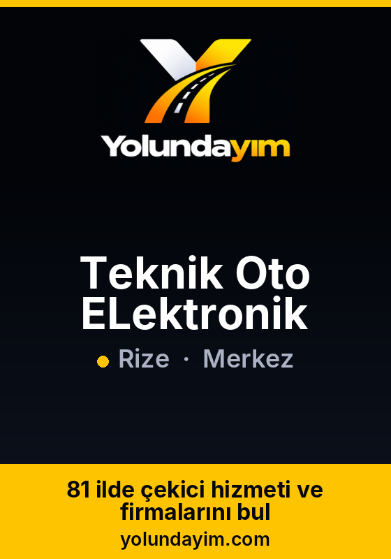 Teknik Oto ELektronik