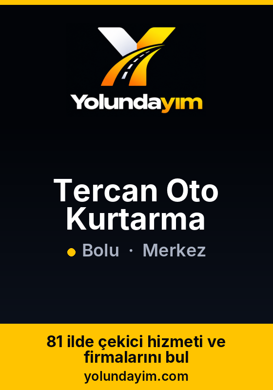 Tercan Oto Kurtarma