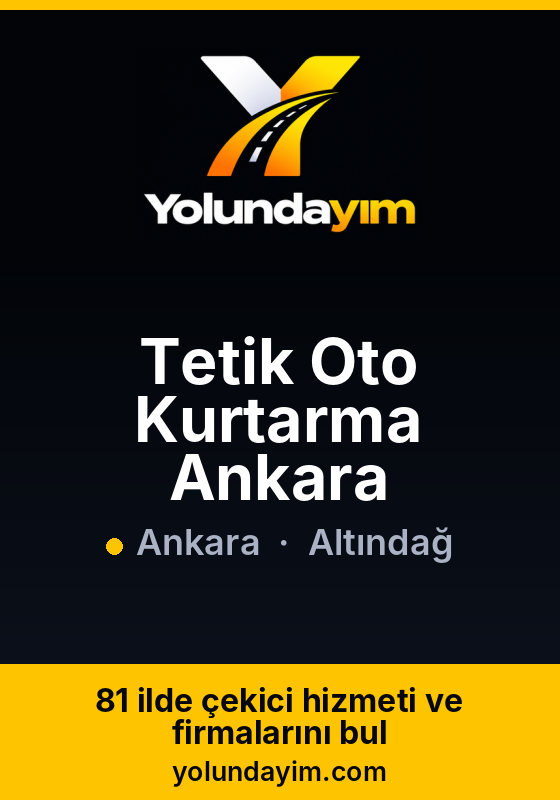 Tetik Oto Kurtarma Ankara