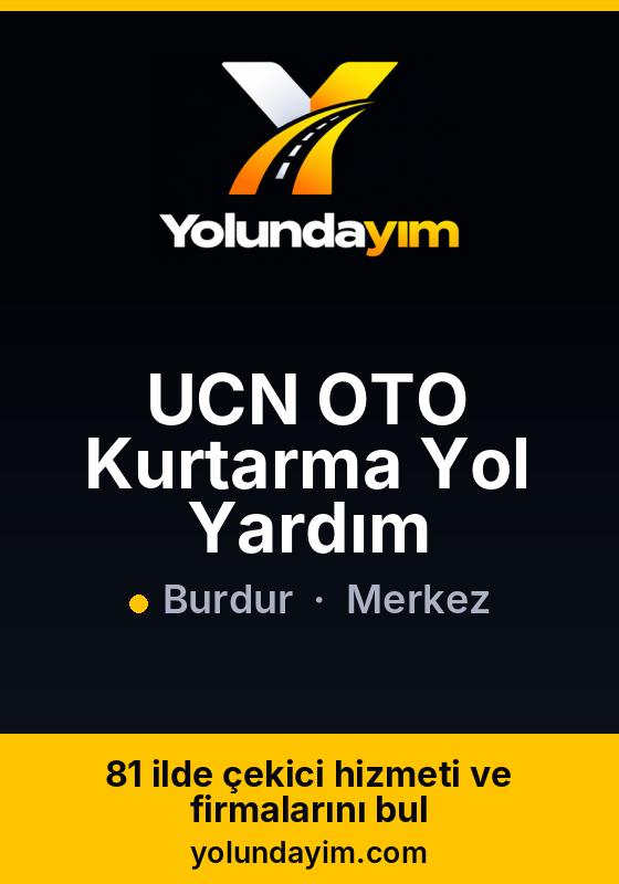 UCN OTO Kurtarma Yol Yardım