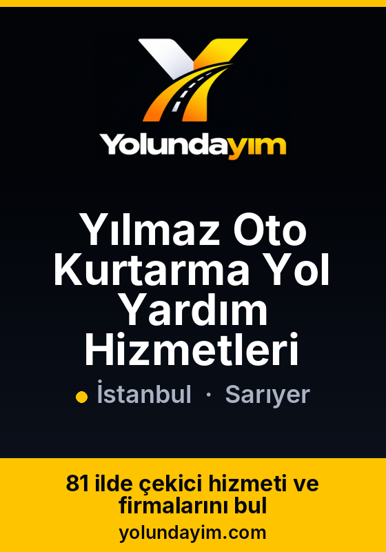 Yılmaz Oto Kurtarma Yol Yardım Hizmetleri