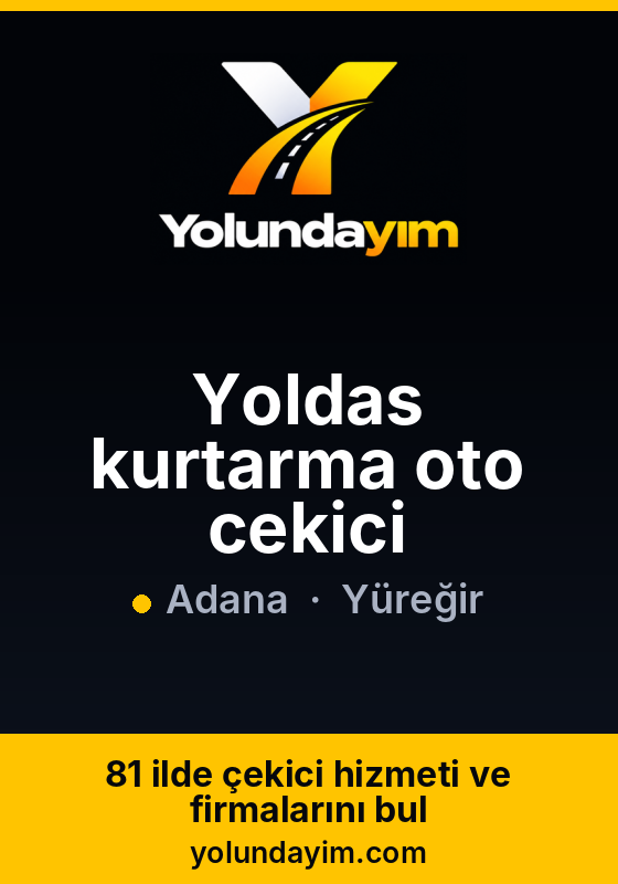 Yoldas kurtarma oto cekici