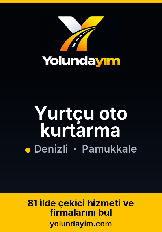 Yurtçu oto kurtarma